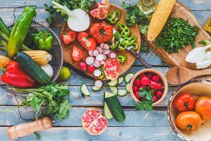 Vegetables make the diet a summer diet