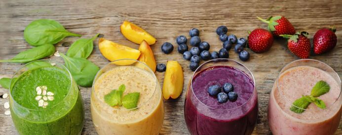 Fruits, berries and spinach are great for making healthy smoothies
