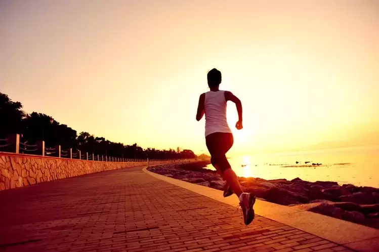 Half an hour of morning running for effective weight loss