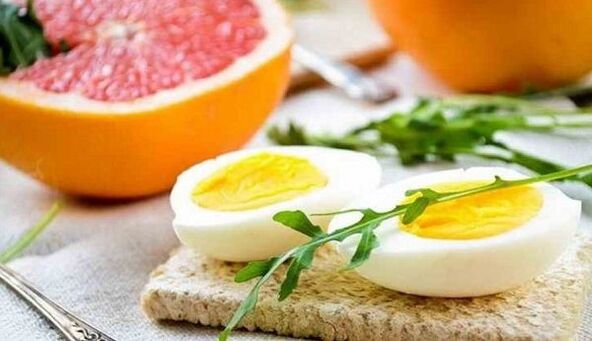 option for a diet lunch with eggs