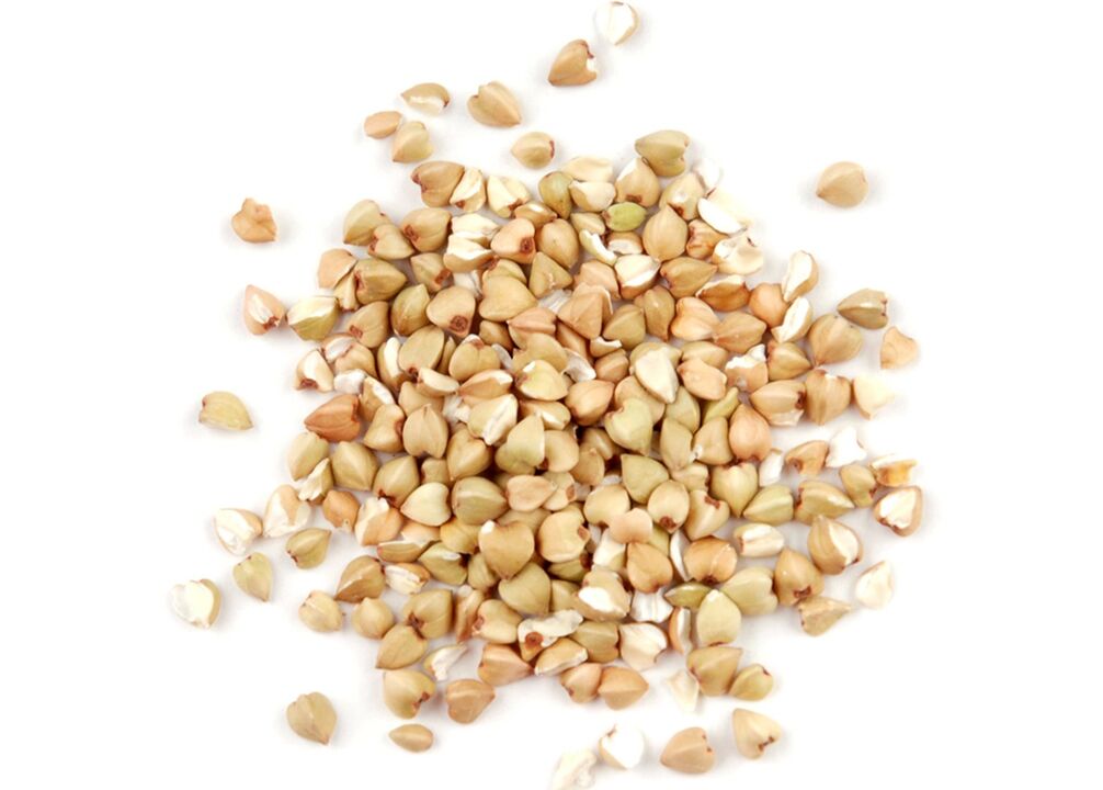 For a mono-diet, it is recommended to use the healthiest green buckwheat